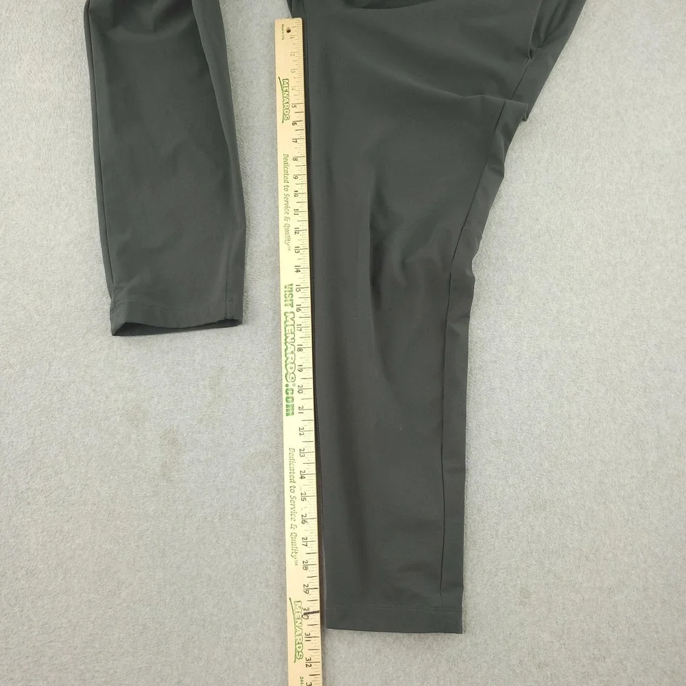 Lululemon Pants Mens 36x30 Green Chino Microfiber Stretch Slim Fit Casual Office